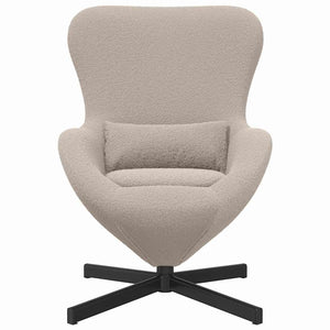 Fauteuil œuf Gris clair 63 x 73 x 90 cm