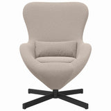 Fauteuil œuf Gris clair 63 x 73 x 90 cm