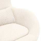 Fauteuil œuf Crème 63 x 73 x 90 cm
