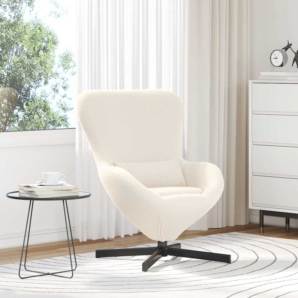 Fauteuil œuf Crème 63 x 73 x 90 cm