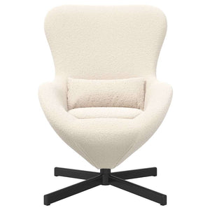 Fauteuil œuf Crème 63 x 73 x 90 cm