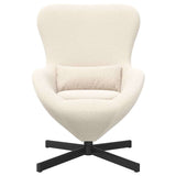 Fauteuil œuf Crème 63 x 73 x 90 cm