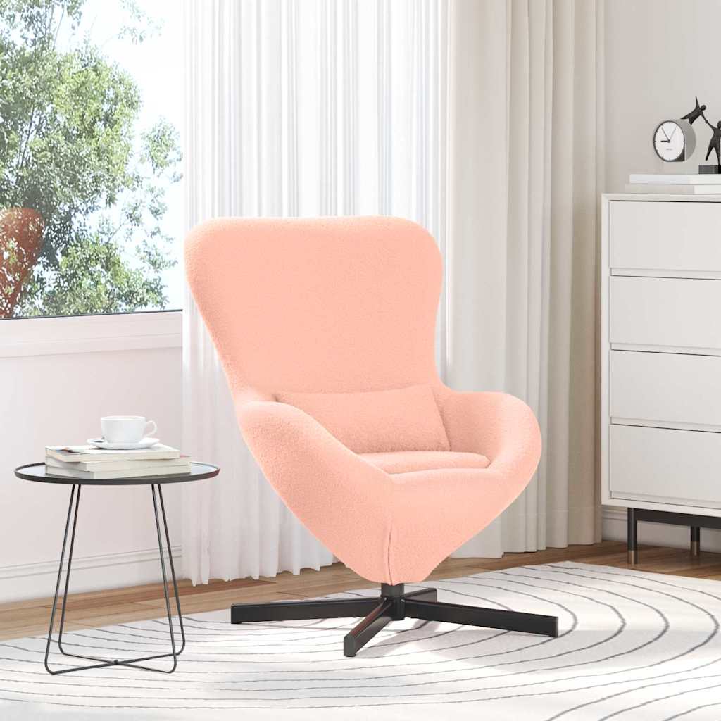 Fauteuil œuf Rose 63 x 73 x 90 cm