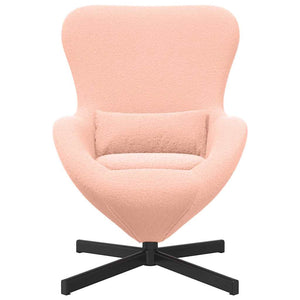 Fauteuil œuf Rose 63 x 73 x 90 cm