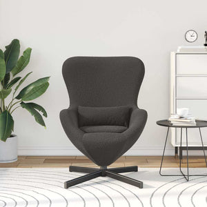Fauteuil œuf Gris foncé 63 x 73 x 90 cm