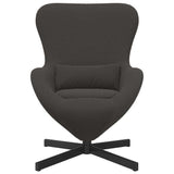 Fauteuil œuf Gris foncé 63 x 73 x 90 cm