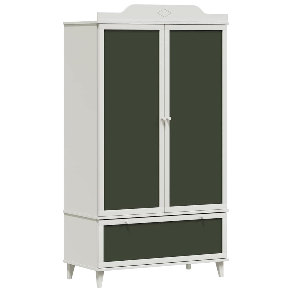 Armoire Tableau Noir avec tiroir Blanc Bois d'ingénierie