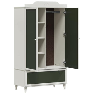 Armoire Tableau Noir avec tiroir Blanc Bois d'ingénierie