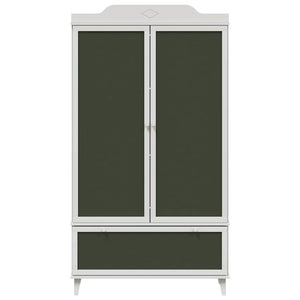 Armoire Tableau Noir avec tiroir Blanc Bois d'ingénierie