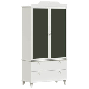 Armoire Tableau Noir avec tiroir Blanc Bois d'ingénierie