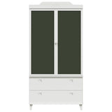 Armoire Tableau Noir avec tiroir Blanc Bois d'ingénierie