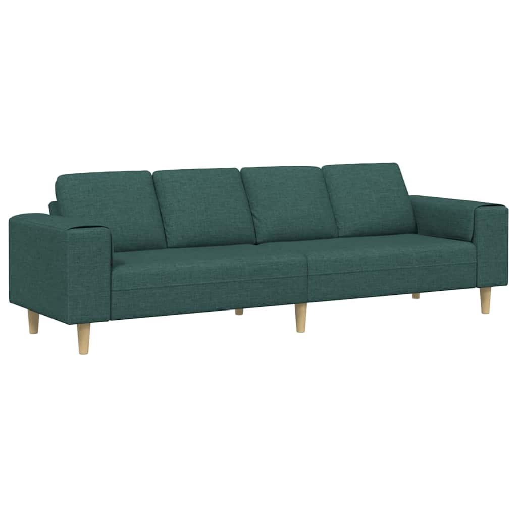 Ensemble de Canapés Vert foncé tissu