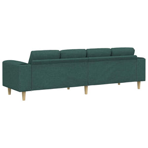 Ensemble de Canapés Vert foncé tissu