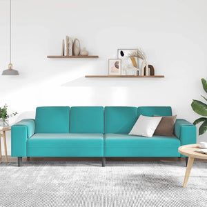 Ensemble de Canapés Turquoise Velours