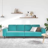 Ensemble de Canapés Turquoise Velours