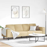 Sofa en tissu Vert gris 208 cm Tissu en velours côtelé