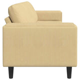 Sofa en tissu Vert gris 208 cm Tissu en velours côtelé
