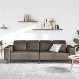 Ensemble de Canapés Gris foncé Cuir suédé faux