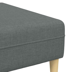 Ensemble de Canapés Gris foncé tissu