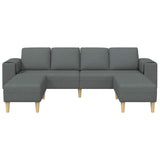 Ensemble de Canapés Gris foncé tissu