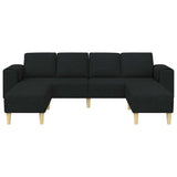 Ensemble de Canapés Noir tissu