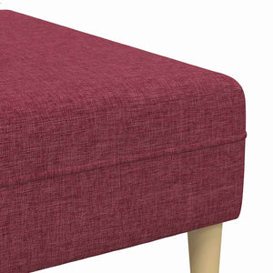 Ensemble de Canapés Rouge bordeaux tissu