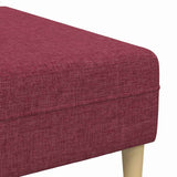 Ensemble de Canapés Rouge bordeaux tissu