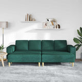 Ensemble de Canapés Vert foncé tissu