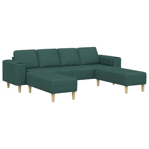 Ensemble de Canapés Vert foncé tissu