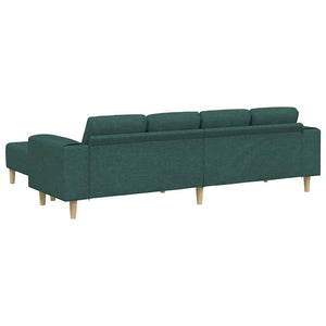 Ensemble de Canapés Vert foncé tissu