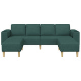 Ensemble de Canapés Vert foncé tissu