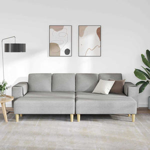 Ensemble de Canapés Gris nuage tissu