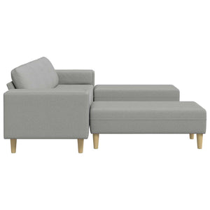 Ensemble de Canapés Gris nuage tissu