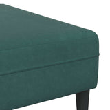 Ensemble de Canapés Vert foncé Velours