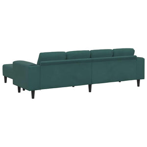 Ensemble de Canapés Vert foncé Velours
