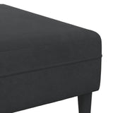 Ensemble de Canapés Noir Velours