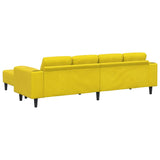 Ensemble de Canapés Jaune Velours