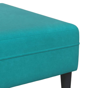 Ensemble de Canapés Turquoise Velours