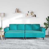 Ensemble de Canapés Turquoise Velours