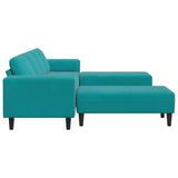 Ensemble de Canapés Turquoise Velours