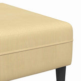 Sofa en tissu avec coussin Vert gris Tissu en velours côtelé