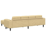 Sofa en tissu avec coussin Vert gris Tissu en velours côtelé