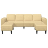 Sofa en tissu avec coussin Vert gris Tissu en velours côtelé