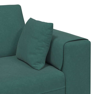 Canapé en velours avec coussin Vert foncé 208 cm Velours