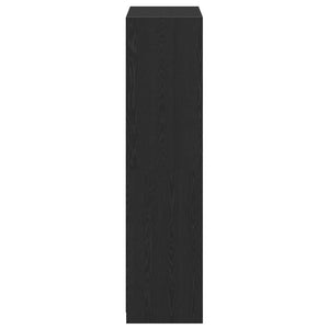 Armoire Chêne noir 80 x 50 x 200 cm Bois d'ingénierie