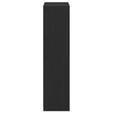 Armoire Chêne noir 80 x 50 x 200 cm Bois d'ingénierie