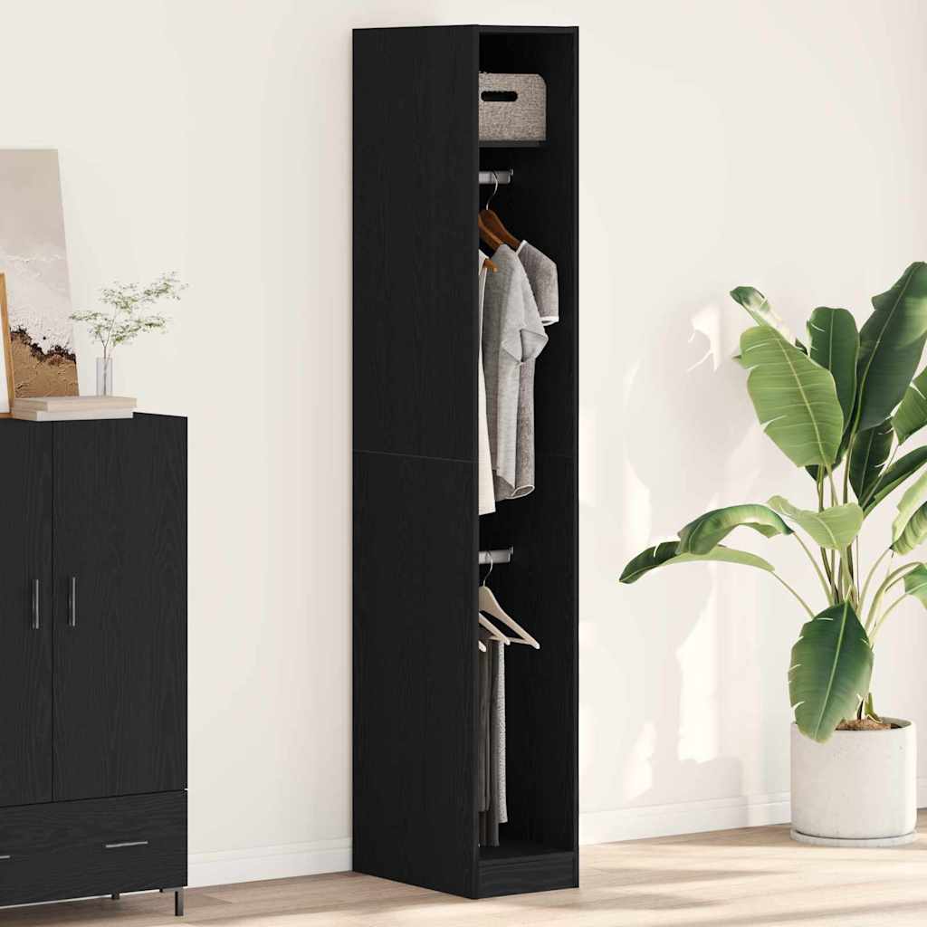 Armoire Chêne noir 30 x 50 x 200 cm Bois d'ingénierie