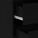 Commode Autre Chêne noir 60 x 41 x 58 cm Bois d'ingénierie