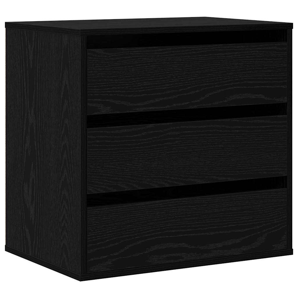 Commode Autre Chêne noir 60 x 41 x 58 cm Bois d'ingénierie