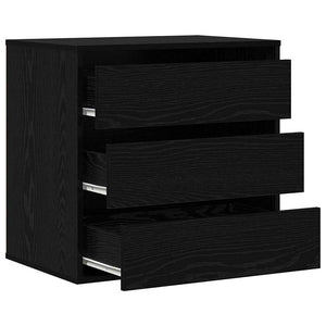 Commode Autre Chêne noir 60 x 41 x 58 cm Bois d'ingénierie